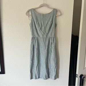 Metallic 60s dress